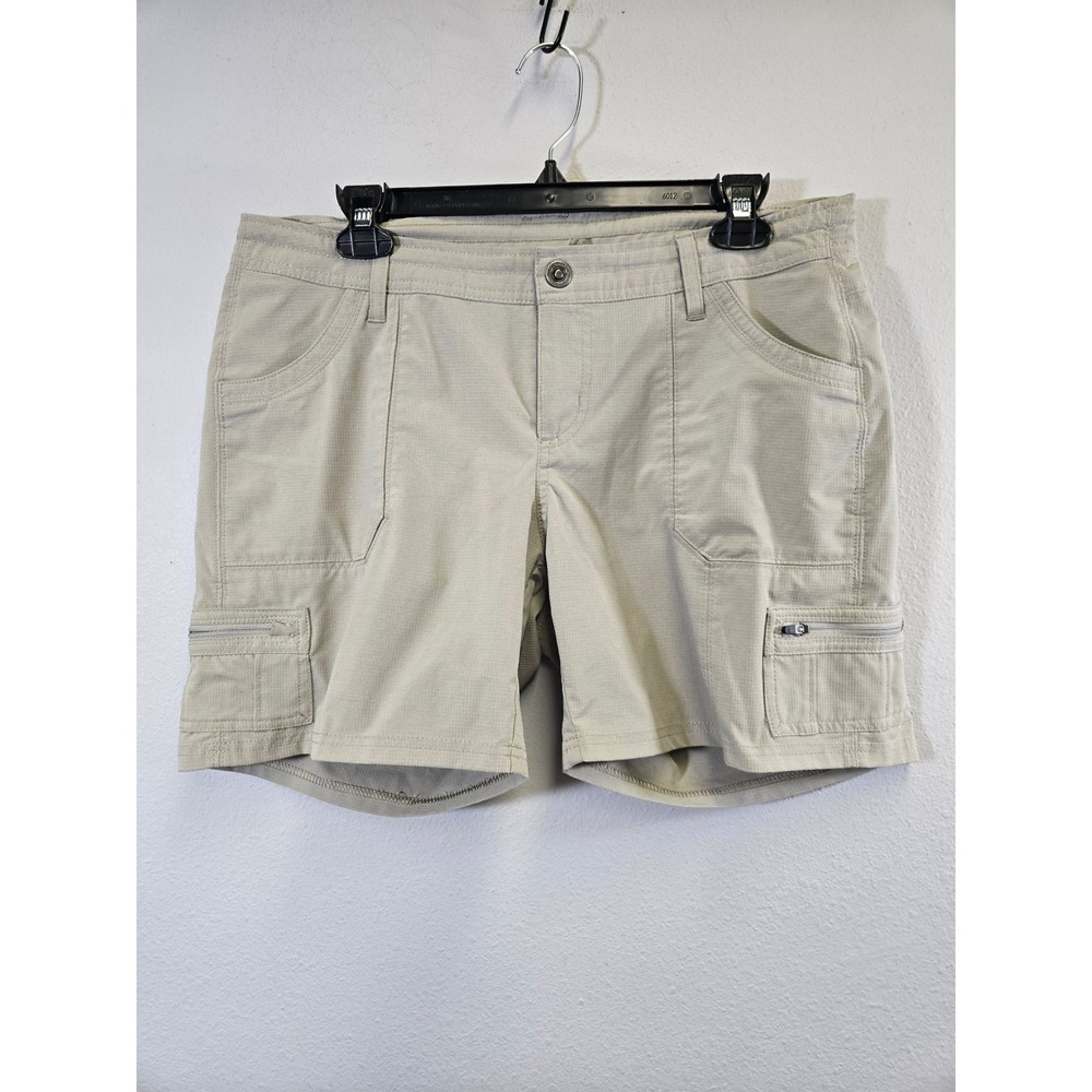 KUHL Hiking Cargo Outdoor Ripstop Utility Shorts Tan 12